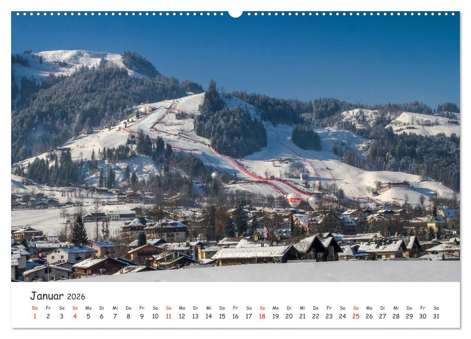 Kitzbühel. Die Stadt im Herz der Alpen (CALVENDO Premium Wandkalender 2026)