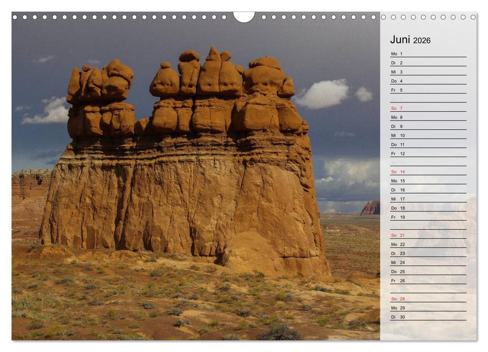 USA 2026 Utah - Sandstein und Canyons (CALVENDO Wandkalender 2026)