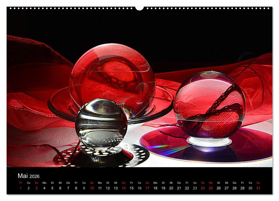 Licht und Glas - Neue Fotoimpressionen (CALVENDO Premium Wandkalender 2026)