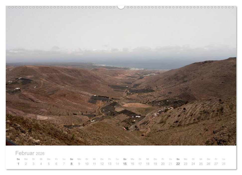 Die unwirkliche Welt von Lanzarote (CALVENDO Premium Wandkalender 2026)