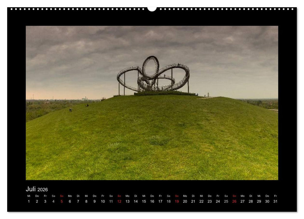 Berge und Täler im Ruhrgebiet (CALVENDO Premium Wandkalender 2026)
