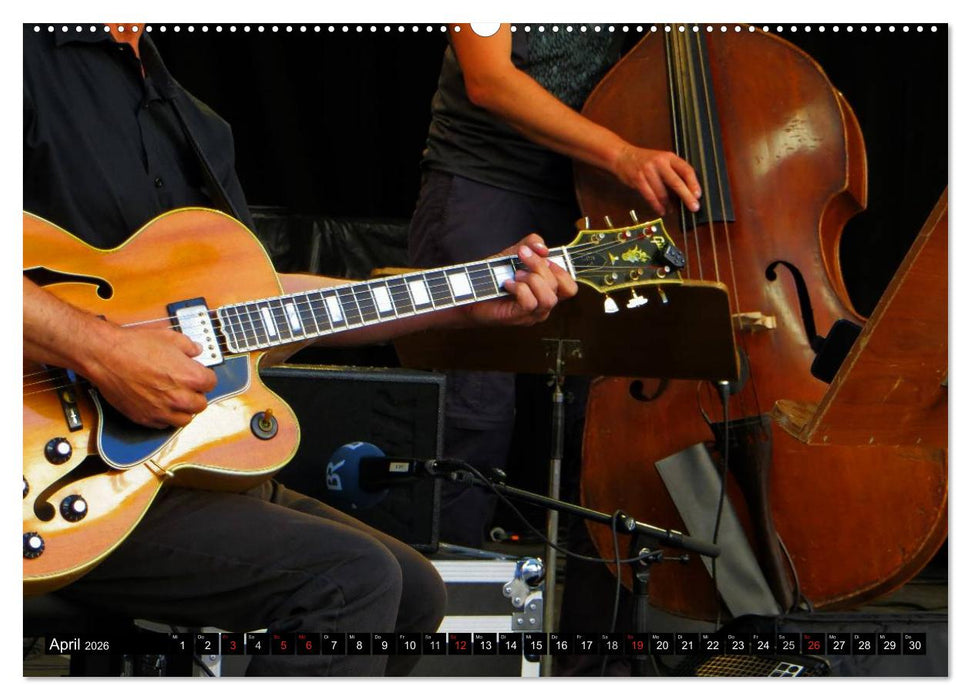Klangbilder des Jazz (CALVENDO Wandkalender 2026)