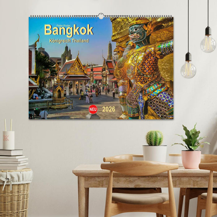 Bangkok - Königreich Thailand (CALVENDO Wandkalender 2026)
