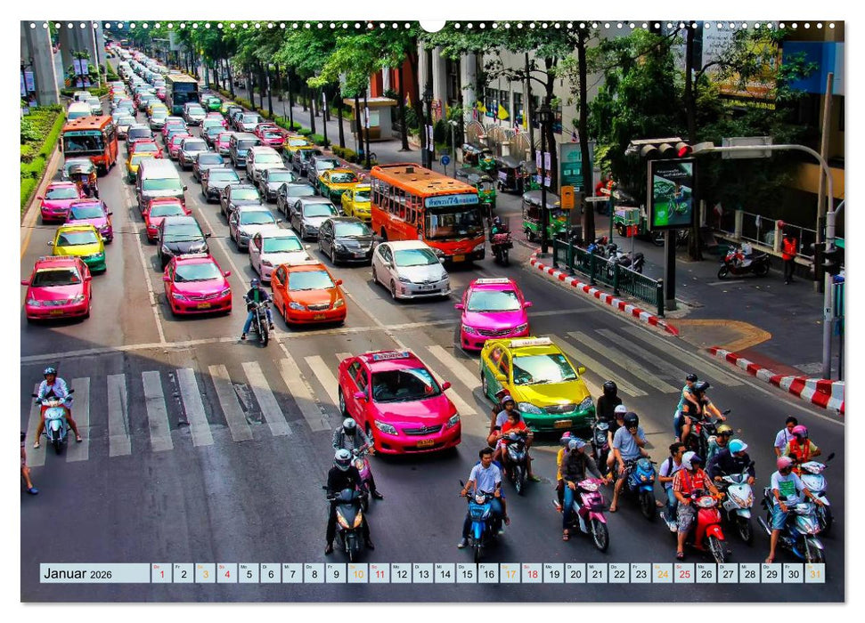 Bangkok - Königreich Thailand (CALVENDO Wandkalender 2026)