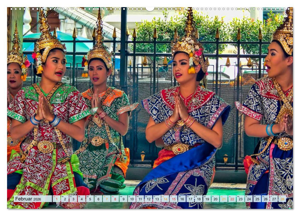 Bangkok - Königreich Thailand (CALVENDO Wandkalender 2026)