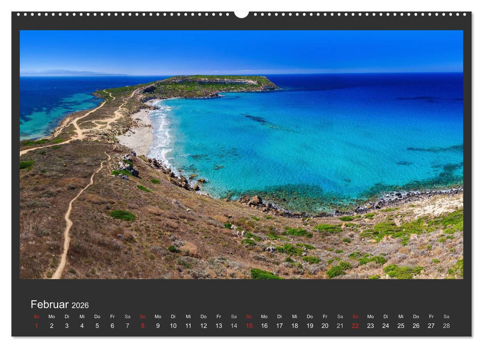 Sardinien - Traumstrände am Mittelmeer (CALVENDO Premium Wandkalender 2026)
