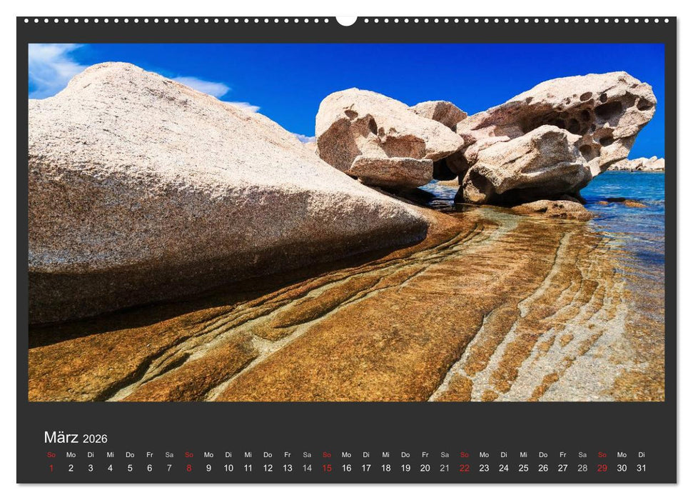 Sardinien - Traumstrände am Mittelmeer (CALVENDO Premium Wandkalender 2026)