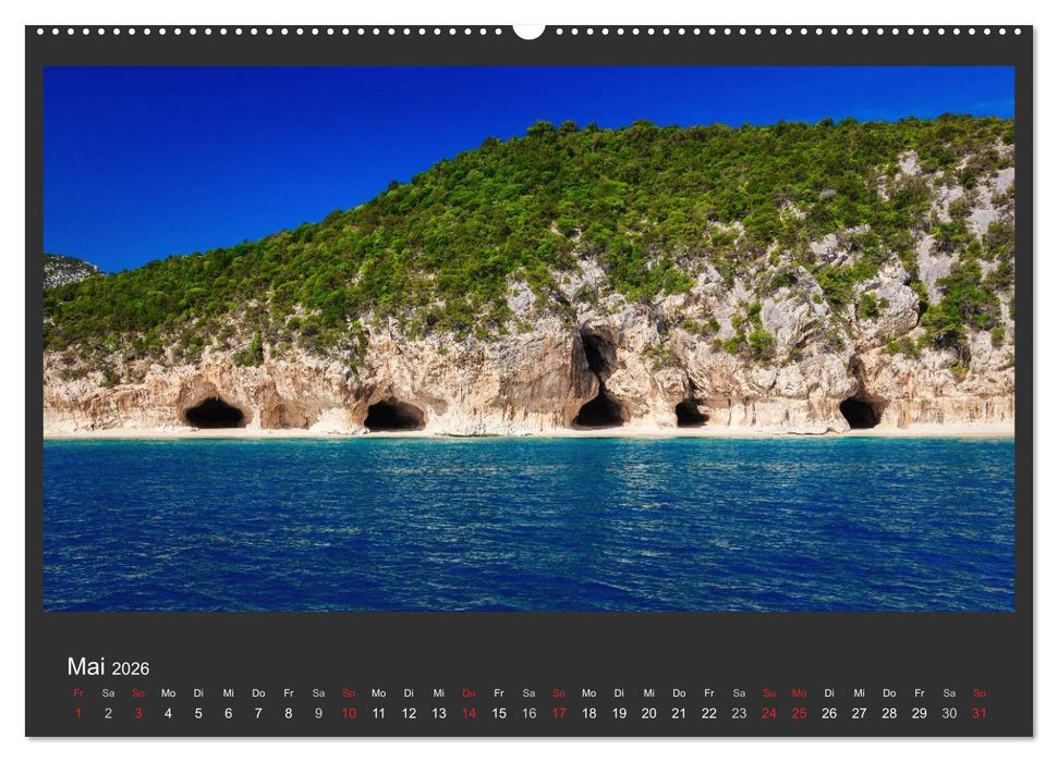 Sardinien - Traumstrände am Mittelmeer (CALVENDO Premium Wandkalender 2026)