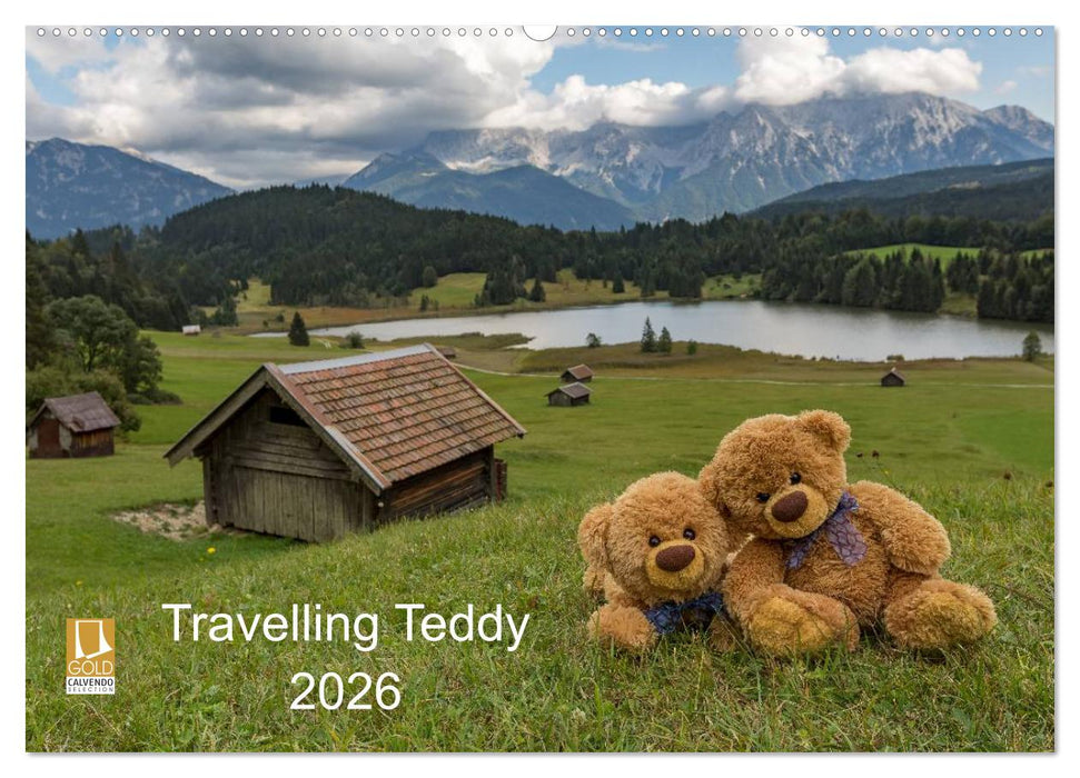 Travelling Teddy 2026 (CALVENDO Wandkalender 2026)