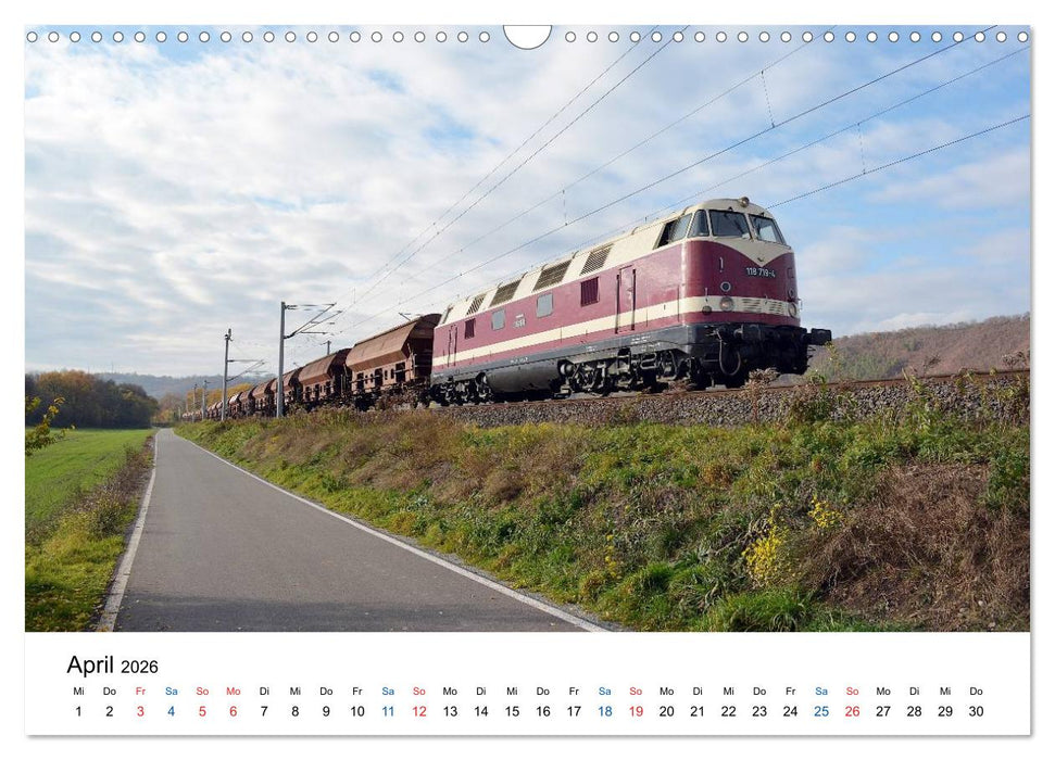U-Boot trifft Babelsbergerin. Die Baureihen 118 und 119 der Deutschen Reichsbahn (CALVENDO Wandkalender 2026)