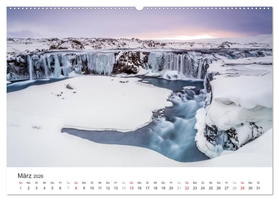 Wasserfälle Europas (CALVENDO Premium Wandkalender 2026)