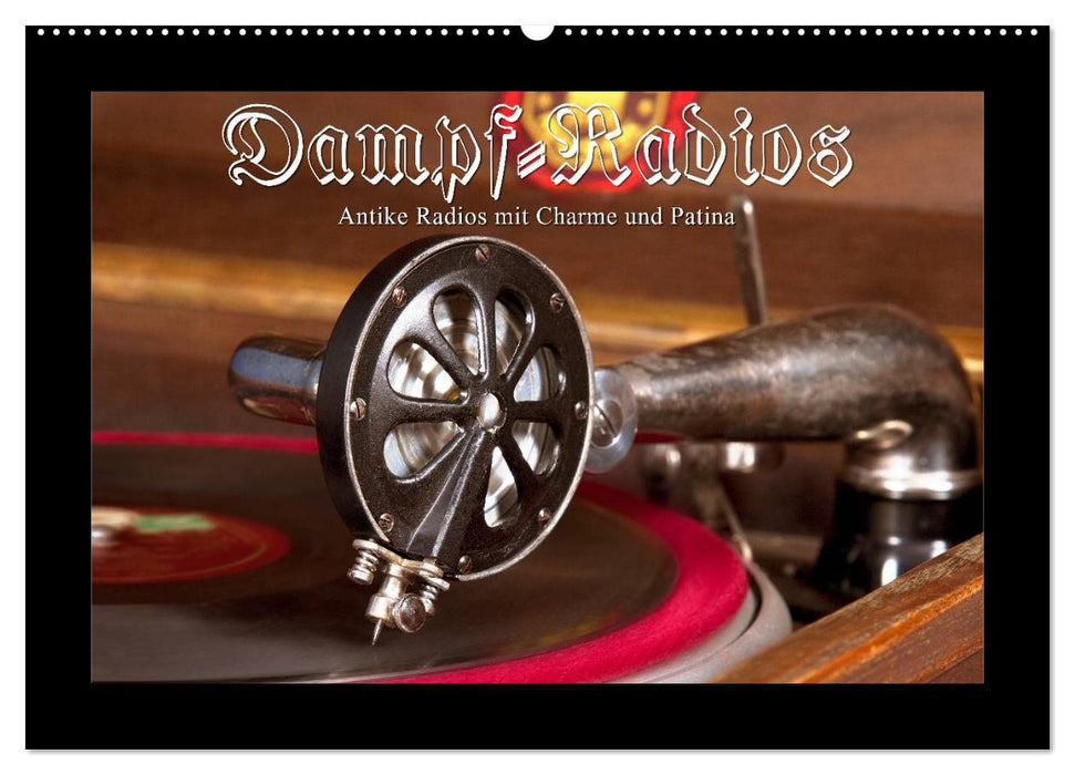 Dampfradios - Antike Radios mit Charme und Patina (CALVENDO Wandkalender 2026)