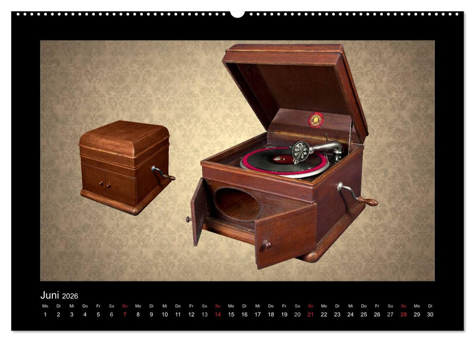 Dampfradios - Antike Radios mit Charme und Patina (CALVENDO Wandkalender 2026)