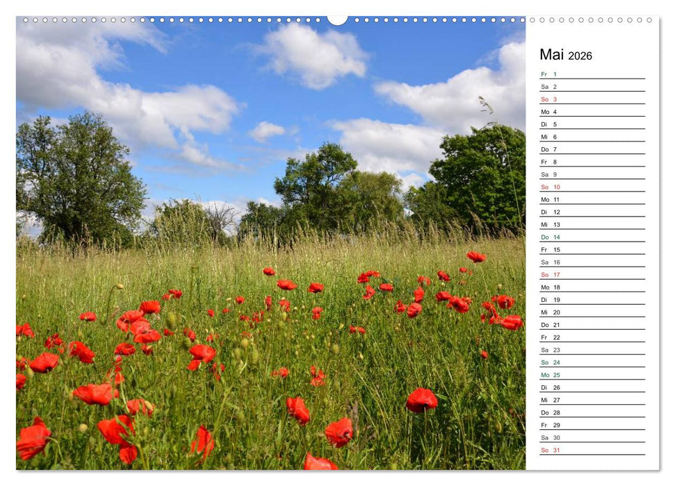 Landschaften des Kraichgaus (CALVENDO Wandkalender 2026)