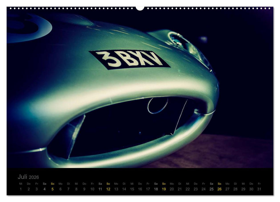 Jaguar E-Type - Bodies (CALVENDO Premium Wandkalender 2026)