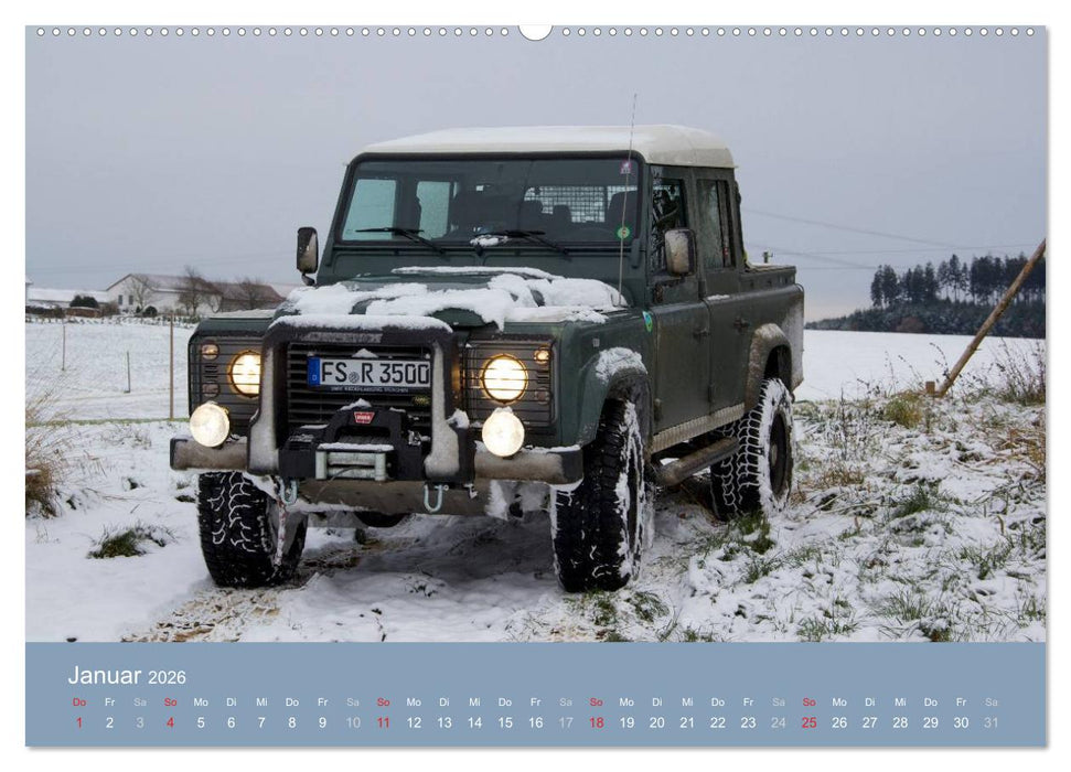 Defender für's Grobe (CALVENDO Premium Wandkalender 2026)