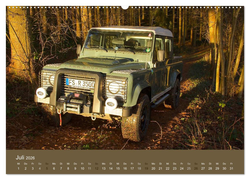 Defender für's Grobe (CALVENDO Premium Wandkalender 2026)