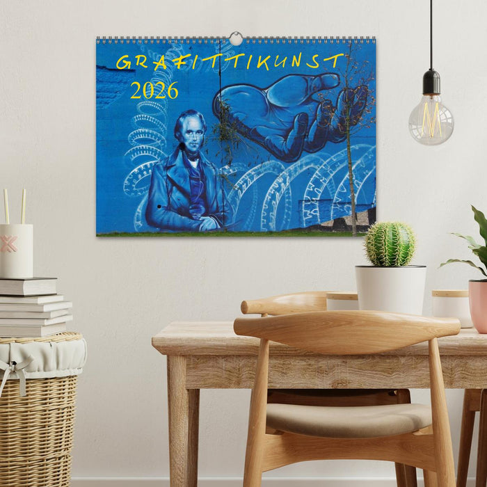Grafittikunst (CALVENDO Wandkalender 2026)