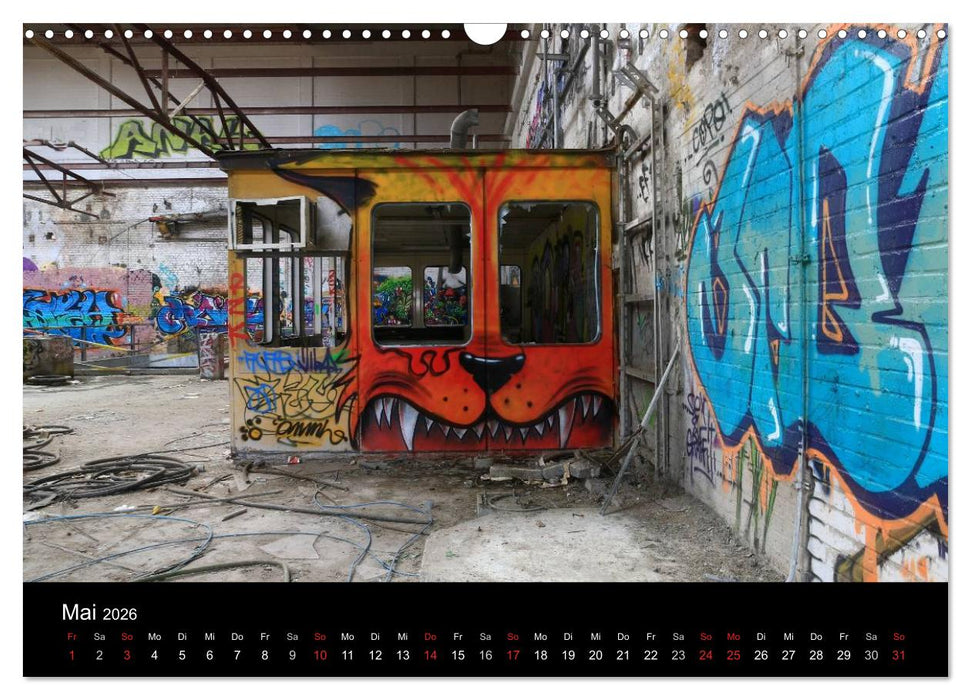 Grafittikunst (CALVENDO Wandkalender 2026)