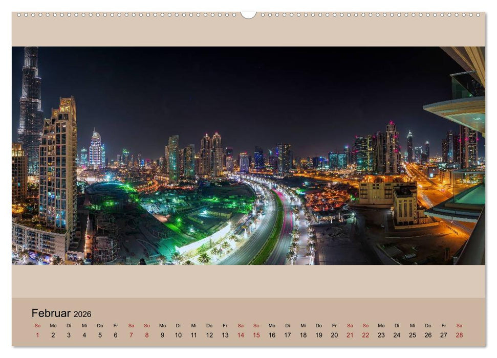 Impressions of Dubai 2026 (CALVENDO Premium Wandkalender 2026)