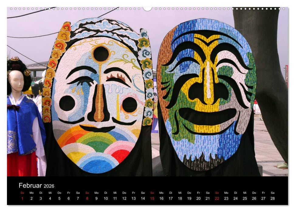 SÜDKOREA zwischen asiatischer Tradition und Moderne (CALVENDO Premium Wandkalender 2026)