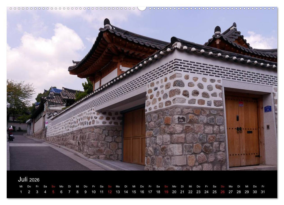 SÜDKOREA zwischen asiatischer Tradition und Moderne (CALVENDO Premium Wandkalender 2026)