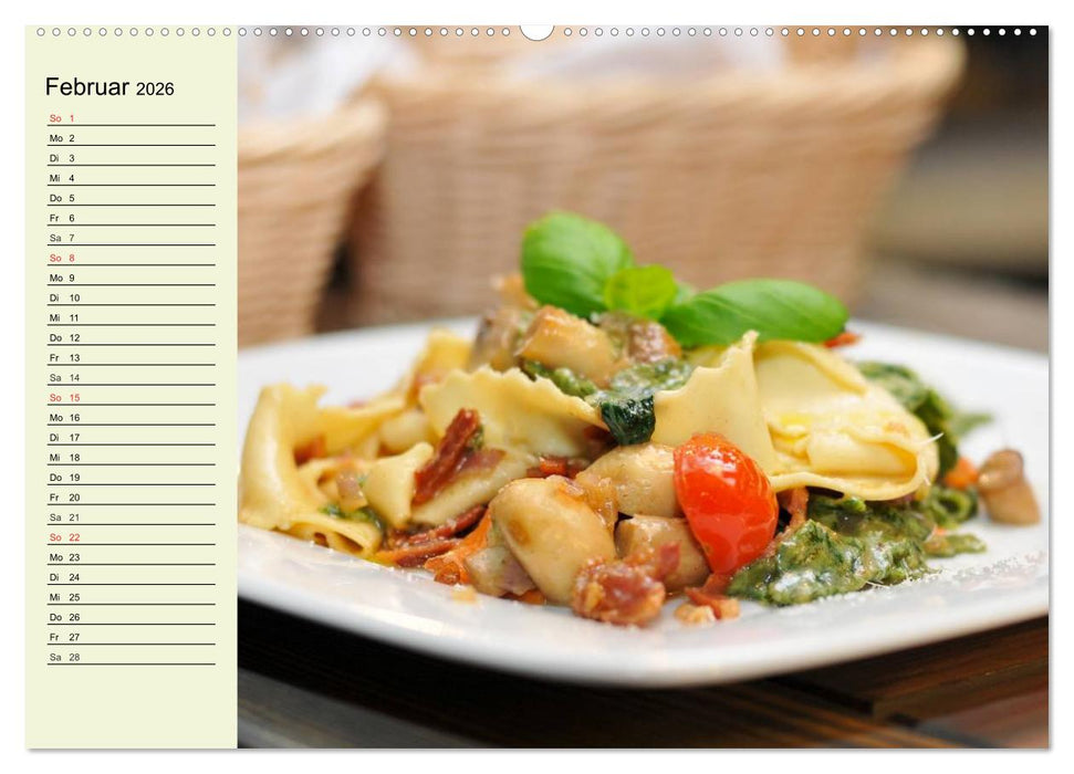 Pilze und Pilzgerichte (CALVENDO Wandkalender 2026)