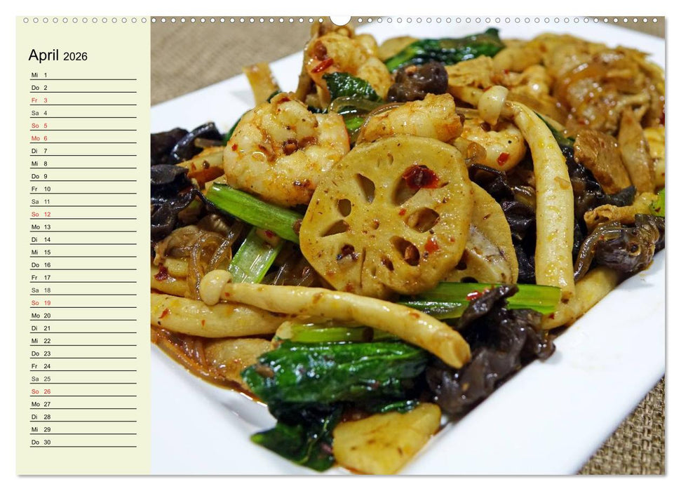 Pilze und Pilzgerichte (CALVENDO Wandkalender 2026)
