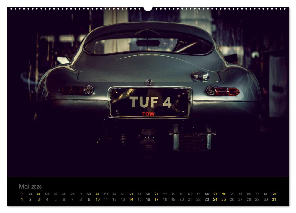 Jaguar E-Type - Bodies (CALVENDO Wandkalender 2026)