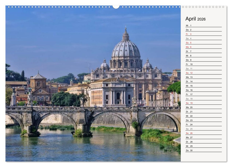 Italia (CALVENDO Premium Wandkalender 2026)