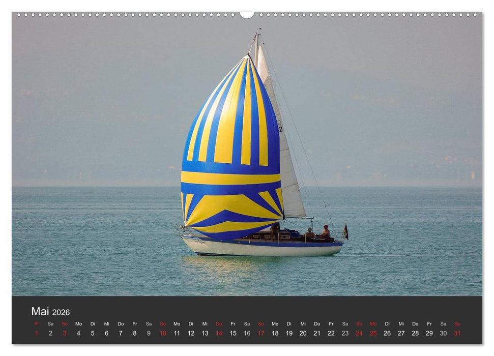 Segelboote auf dem Bodensee (CALVENDO Wandkalender 2026)