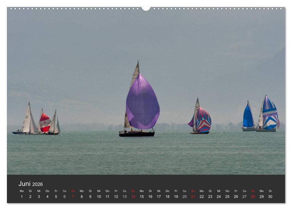 Segelboote auf dem Bodensee (CALVENDO Wandkalender 2026)