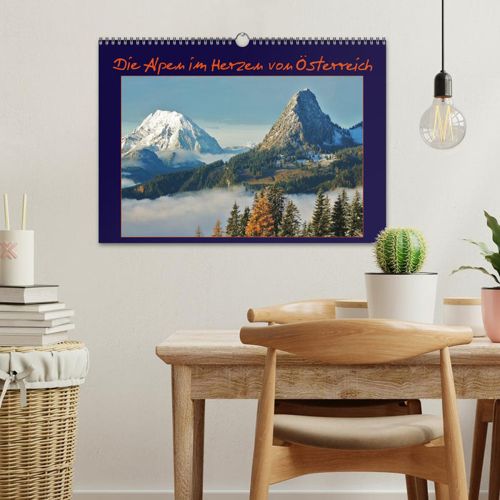 Die Alpen im Herzen von Österreich (CALVENDO Wandkalender 2026)