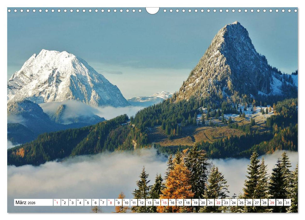 Die Alpen im Herzen von Österreich (CALVENDO Wandkalender 2026)