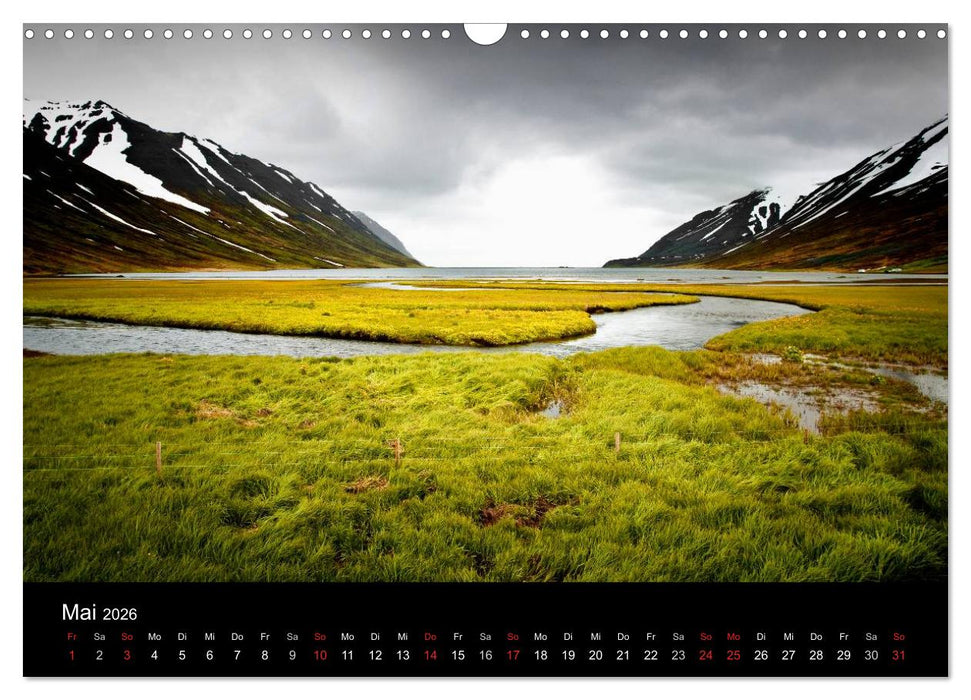 Island - Insel aus Feuer und Eis (CALVENDO Wandkalender 2026)