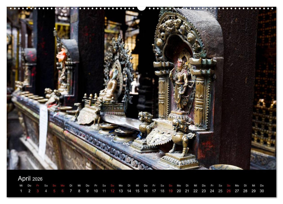 Nepal-Das Kathmandu-Tal nach dem Beben (CALVENDO Premium Wandkalender 2026)