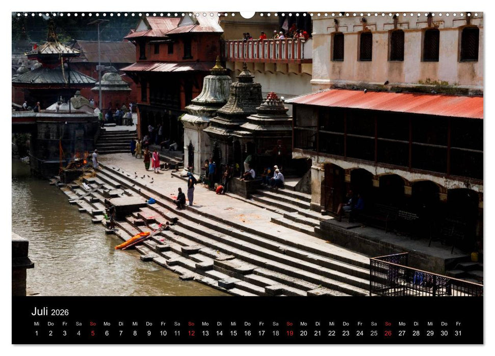 Nepal-Das Kathmandu-Tal nach dem Beben (CALVENDO Premium Wandkalender 2026)