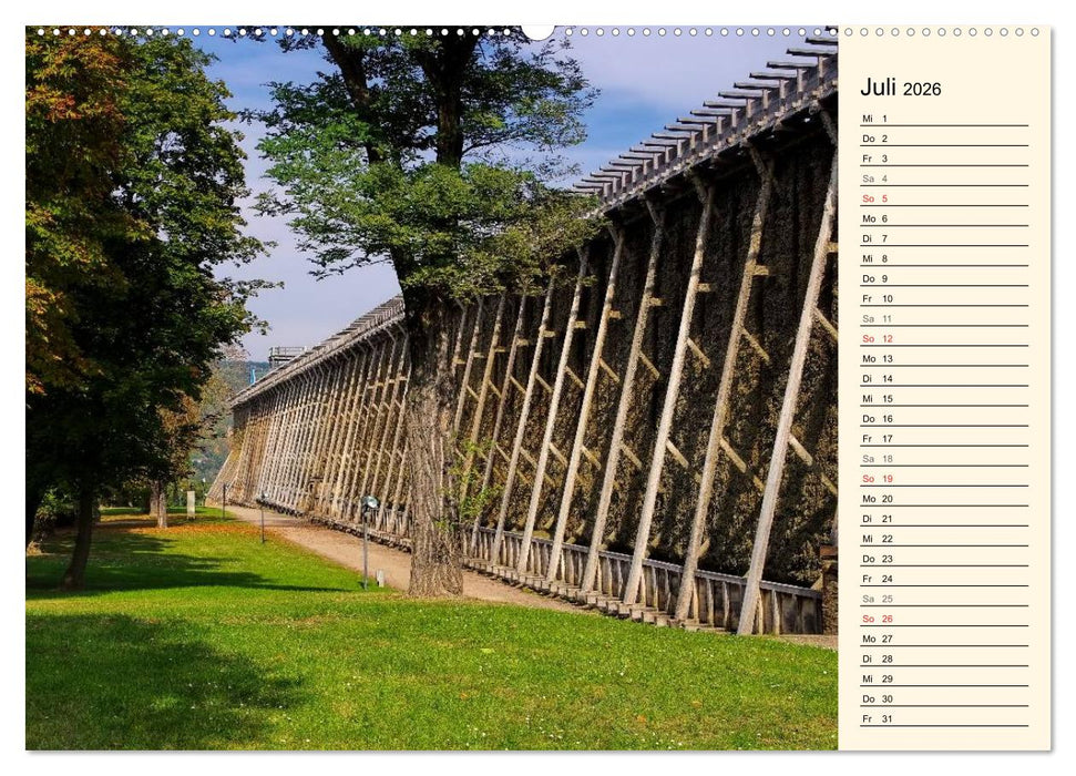 Saale-Unstrut - Region aus Wein und Stein (CALVENDO Premium Wandkalender 2026)