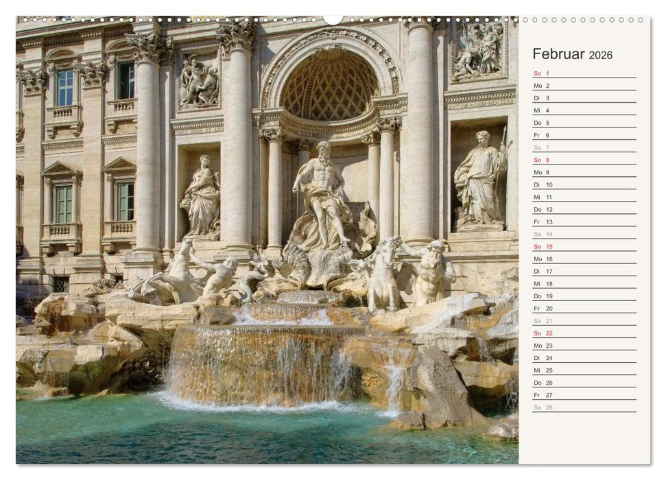Rom - Die Ewige Stadt (CALVENDO Premium Wandkalender 2026)