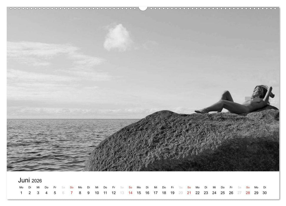 Klassischer Akt schwarz und weiß (CALVENDO Wandkalender 2026)