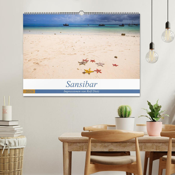Sansibar - Impressionen von Rolf Dietz (CALVENDO Wandkalender 2026)