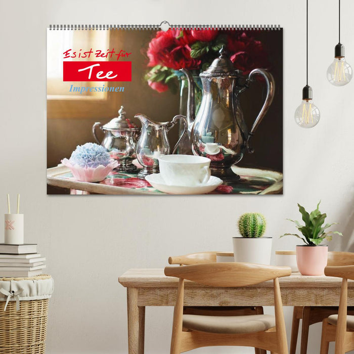 Es ist Zeit für Tee. Impressionen (CALVENDO Wandkalender 2026)