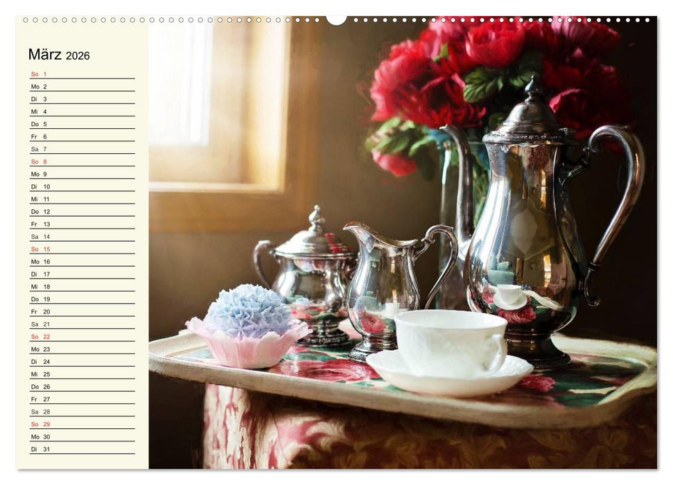Es ist Zeit für Tee. Impressionen (CALVENDO Wandkalender 2026)