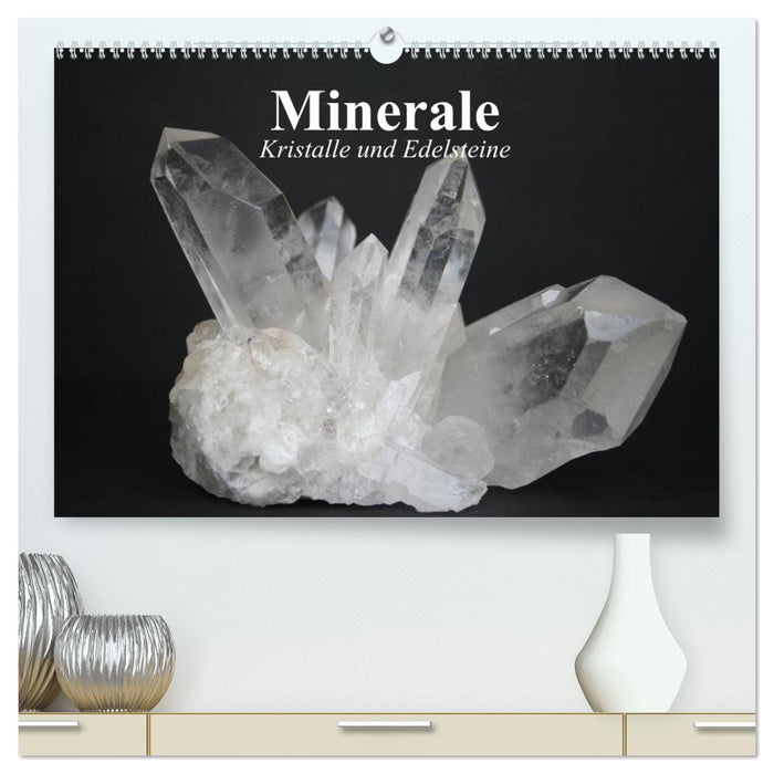 Minerale. Kristalle und Edelsteine (CALVENDO Premium Wandkalender 2026)