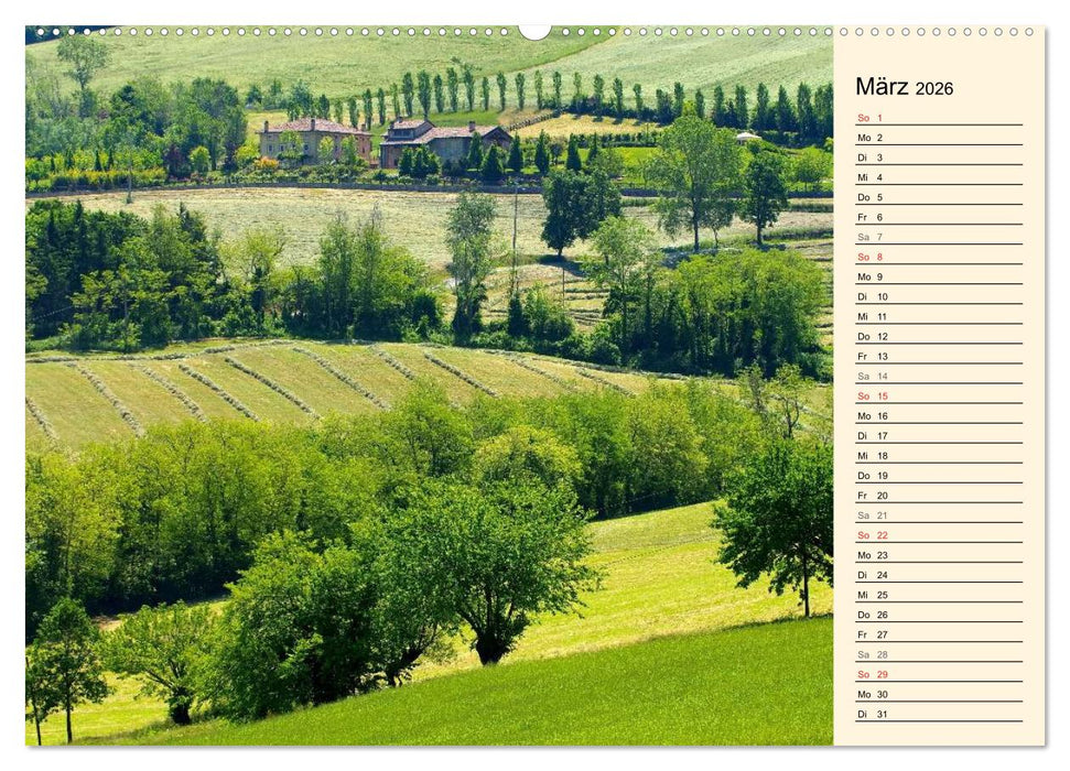 Emilia-Romagna (CALVENDO Premium Wandkalender 2026)