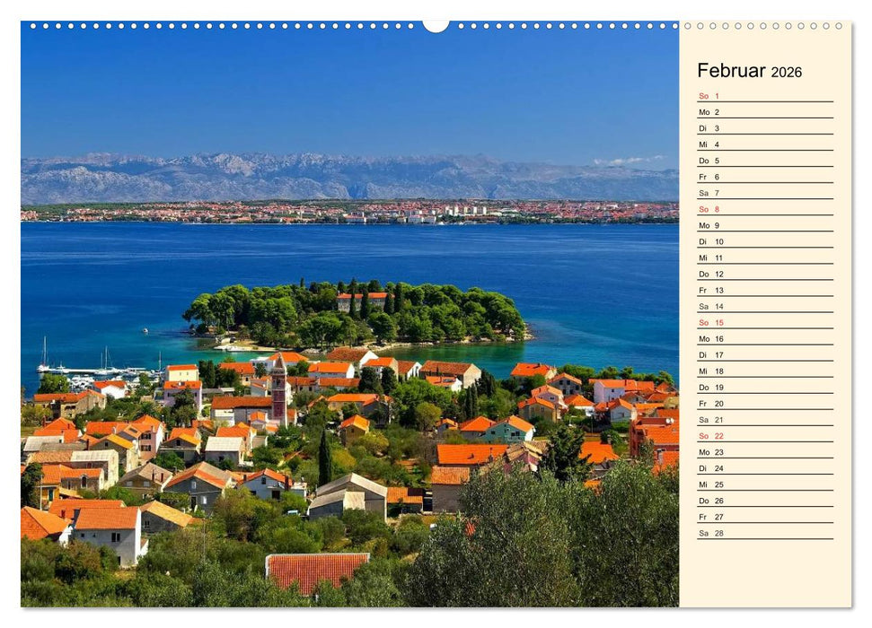 Zadar und Norddalmatien (CALVENDO Premium Wandkalender 2026)