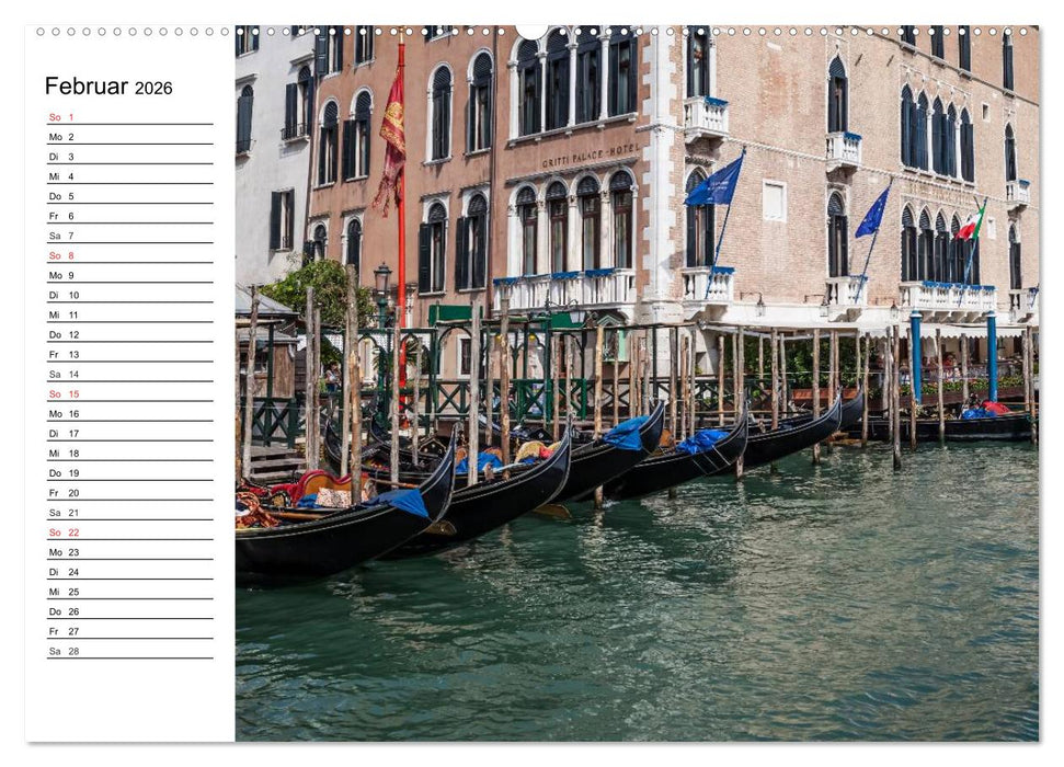 VENEDIG Eine Tour auf dem Canal Grande (CALVENDO Premium Wandkalender 2026)