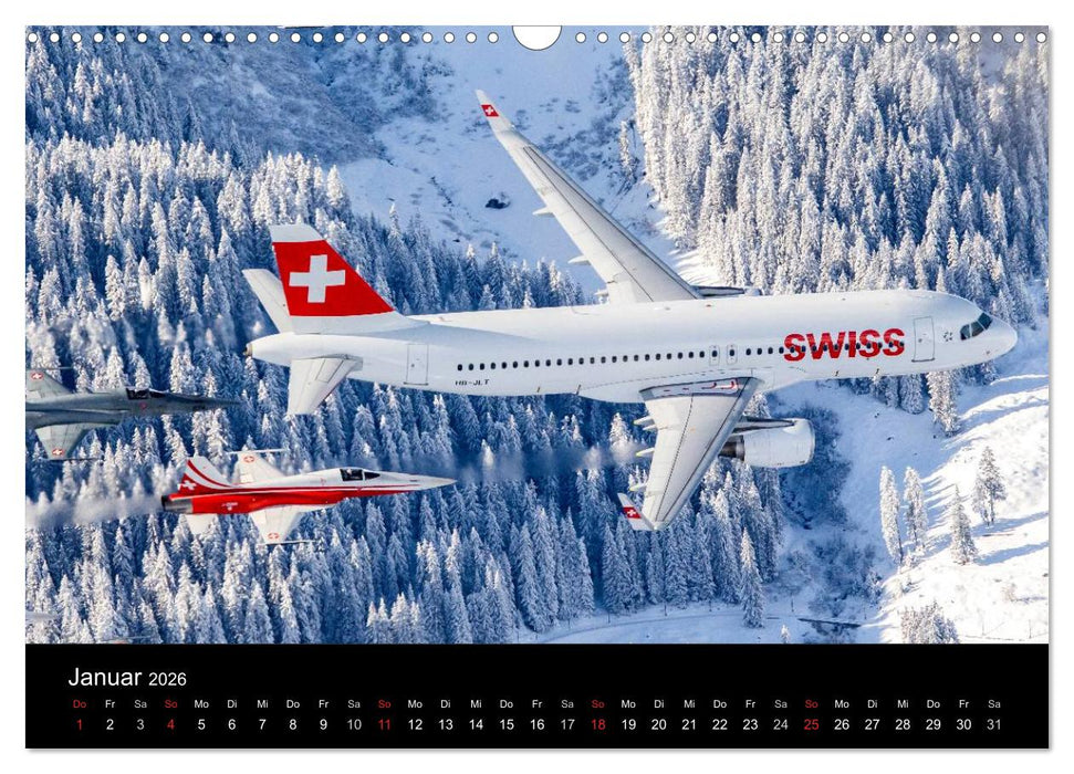 Faszination Fliegerei (CALVENDO Wandkalender 2026)