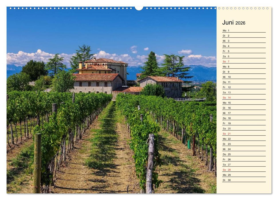 Friaul-Julisch Venetien - Italiens schöner Nordosten (CALVENDO Premium Wandkalender 2026)