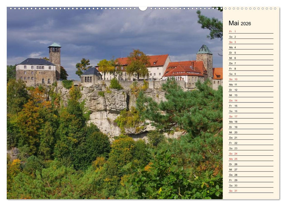 Elbsandsteingebirge (CALVENDO Premium Wandkalender 2026)